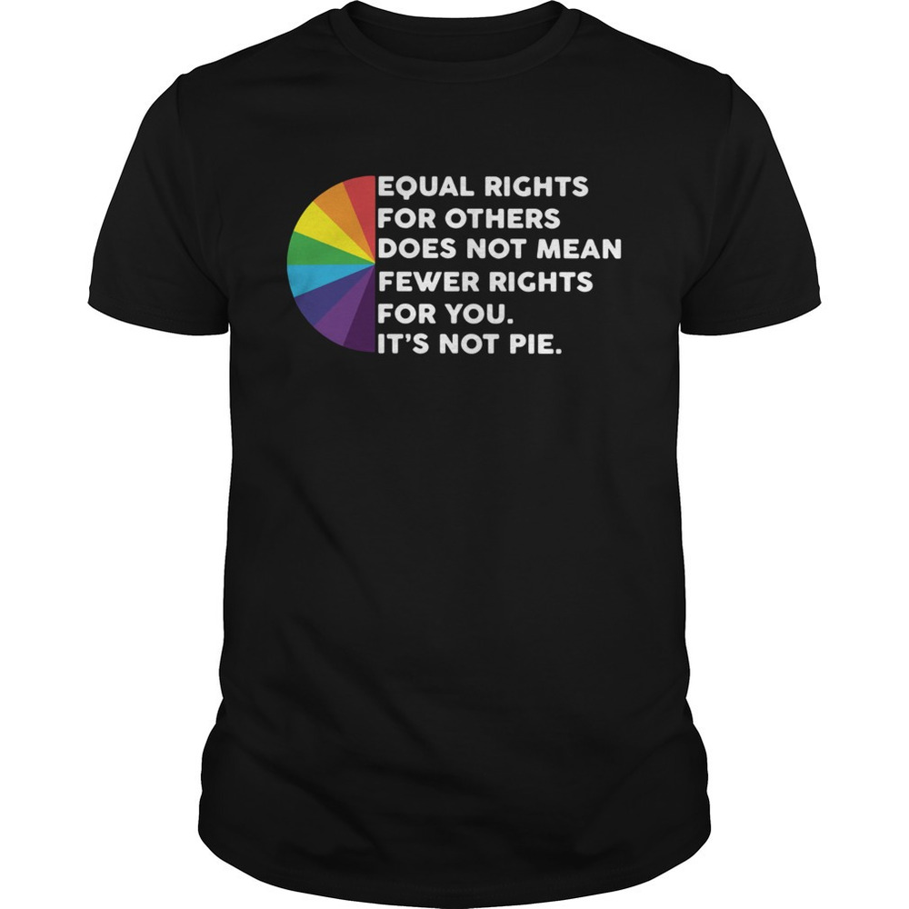 Lgbt Equal Rights For Others Does Not Mean Fewer Rights For You Its Not Pie